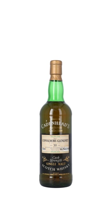 View full screen - View 1 of Lot 5463. Convalmore Glenlivet Cadenhead's Authentic Collection 30 Year Old 46.5 abv 1962 (1 BT75).