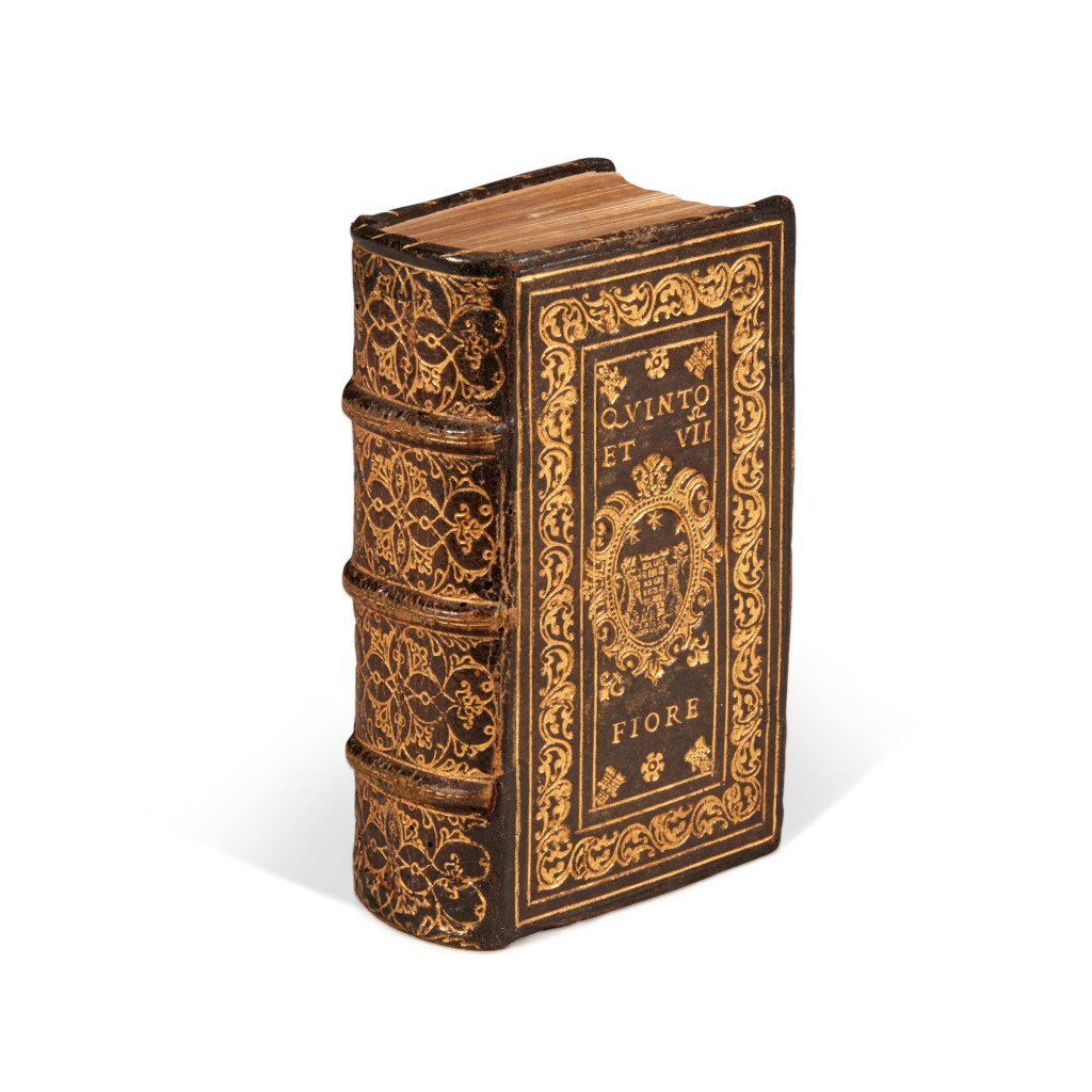 View full screen - View 1 of Lot 1755. Luis de Granada, Specchio della vita humana, Venice, 1570, Roman armorial gilt binding, the Horace de Landau copy.