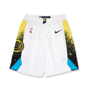 View full screen - View 1 of Lot 50. Tyrese Haliburton Indiana Pacers 2025 NBA Playoffs Eastern Conference Semifinals Game Worn City Edition Shorts | Games 3 and 4 | Matched to 5 Playoff Games | Game Winning Shot | 2 Double-Doubles.