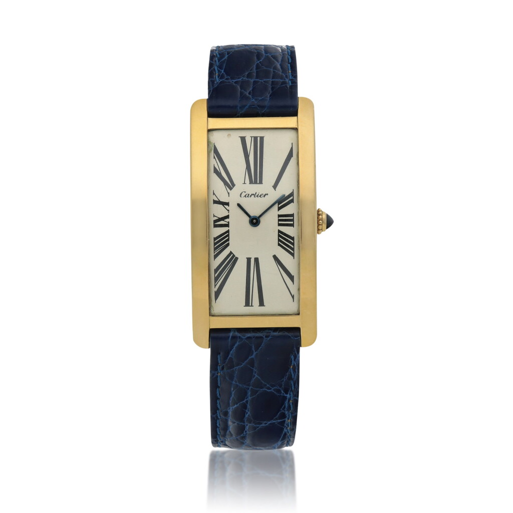 全螢幕檢視 - 查看18Tank Cintrée Yellow gold wristwatch Circa 1975 | 卡地亞 | 「Tank Cintrée」黃金腕錶,約1960年製的1