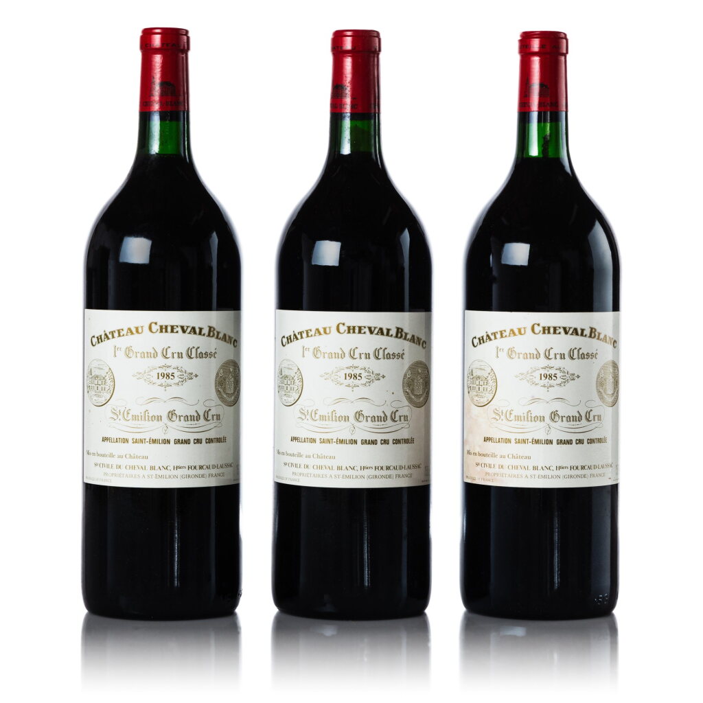 View full screen - View 1 of Lot 3637. Château Cheval Blanc 1985 (3 MAG).