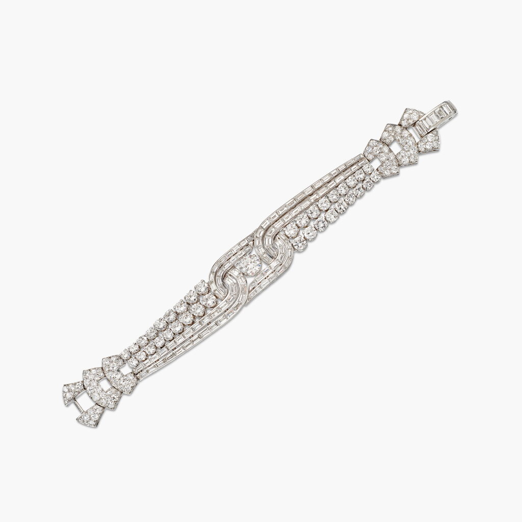 View full screen - View 1 of Lot 1784. Diamond Bracelet | 鑽石 手鏈.