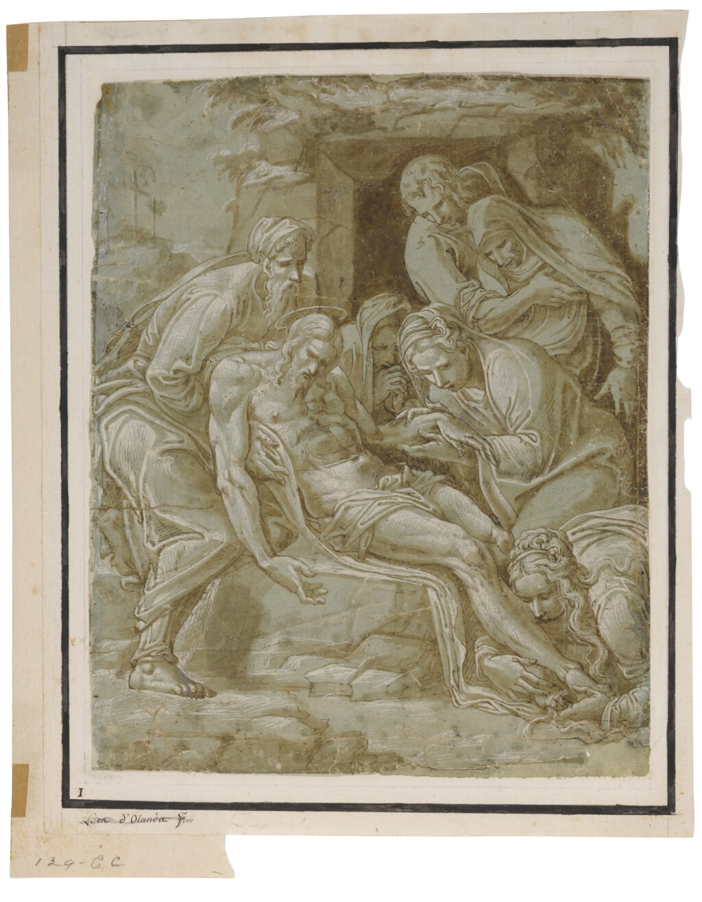 View full screen - View 1 of Lot 127. The Entombment.