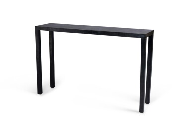 View full screen - View 1 of Lot 2019. Pair of console tables, circa 2000 | Paire de consoles, vers 2000.