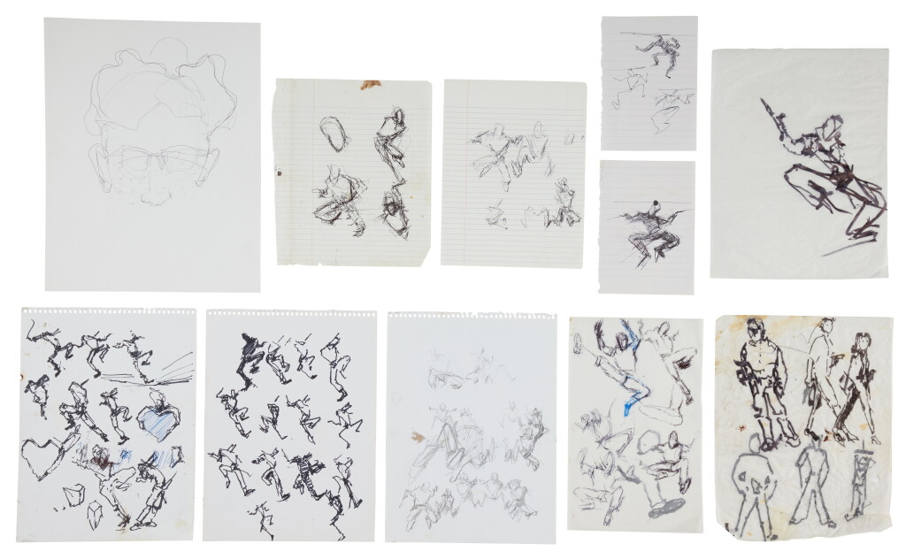View full screen - View 1 of Lot 187. Untitled (Eleven Drawings).