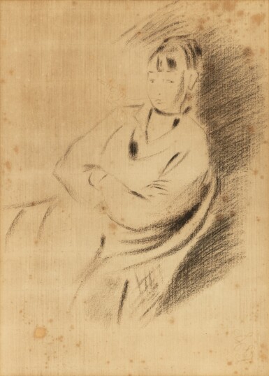 View full screen - View 1 of Lot 218. Femme aux bras croisés.