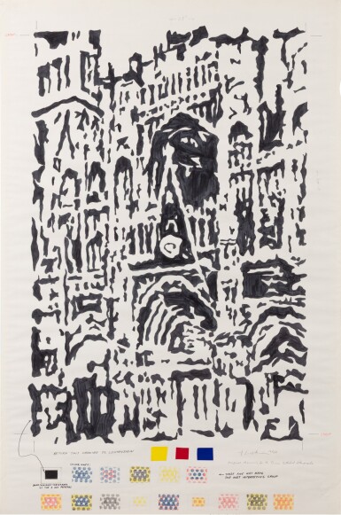 View full screen - View 1 of Lot 106. Cathedral (Study).