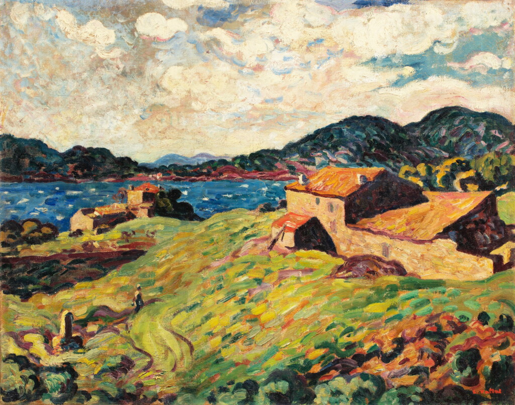 View full screen - View 1 of Lot 35. Paysage du midi, la baie d'Agay.