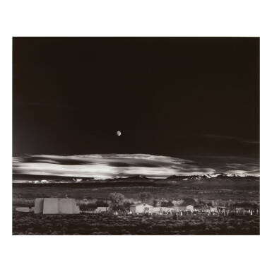View full screen - View 1 of Lot 130. ANSEL ADAMS | 'MOONRISE, HERNANDEZ, NEW MEXICO'.