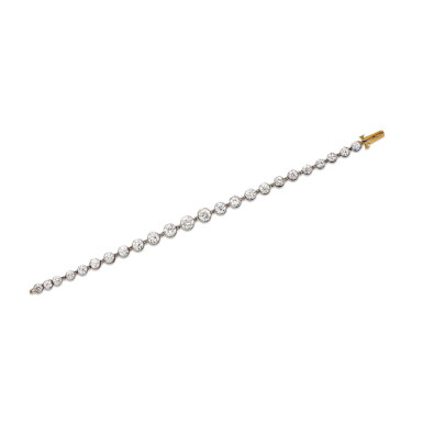 View full screen - View 1 of Lot 1903. Diamond Bracelet | 鑽石 手鍊.