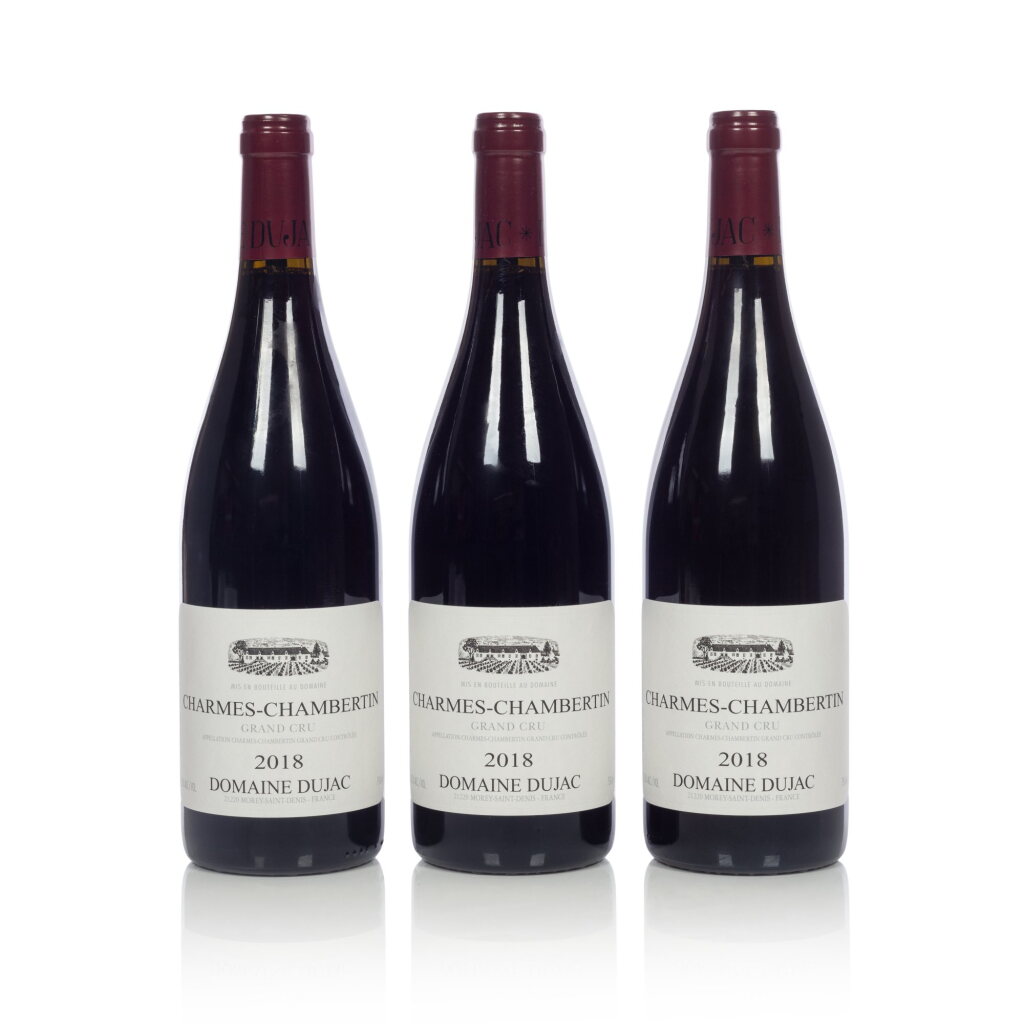 View full screen - View 1 of Lot 168. Charmes Chambertin 2018 Domaine Dujac (3 BT).