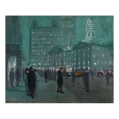 View full screen - View 1 of Lot 70. CLARENCE K. CHATTERTON | BROAD STREET, BROOKLYN.