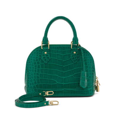View full screen - View 1 of Lot 52. Green Alligator Alma BB Gold Hardware, 2001.