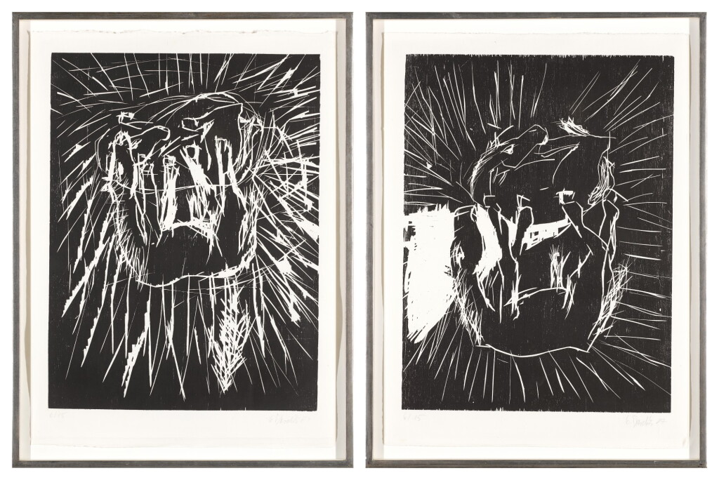 View full screen - View 1 of Lot 185. Tannenbaum; and Zwei Pferde.