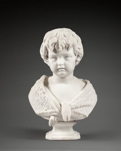 View full screen - View 1 of Lot 56. Bust of a boy.