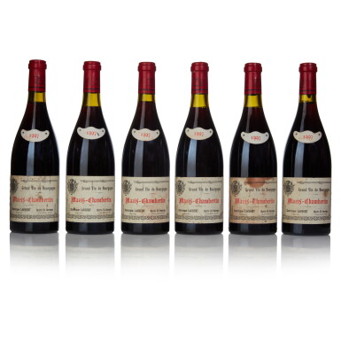 View full screen - View 1 of Lot 594. Mazis Chambertin 1997 Dominique Laurent (6 BT).