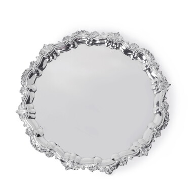 View full screen - View 1 of Lot 32. A George II Silver Salver, Robert Abercromby, London, 1744.