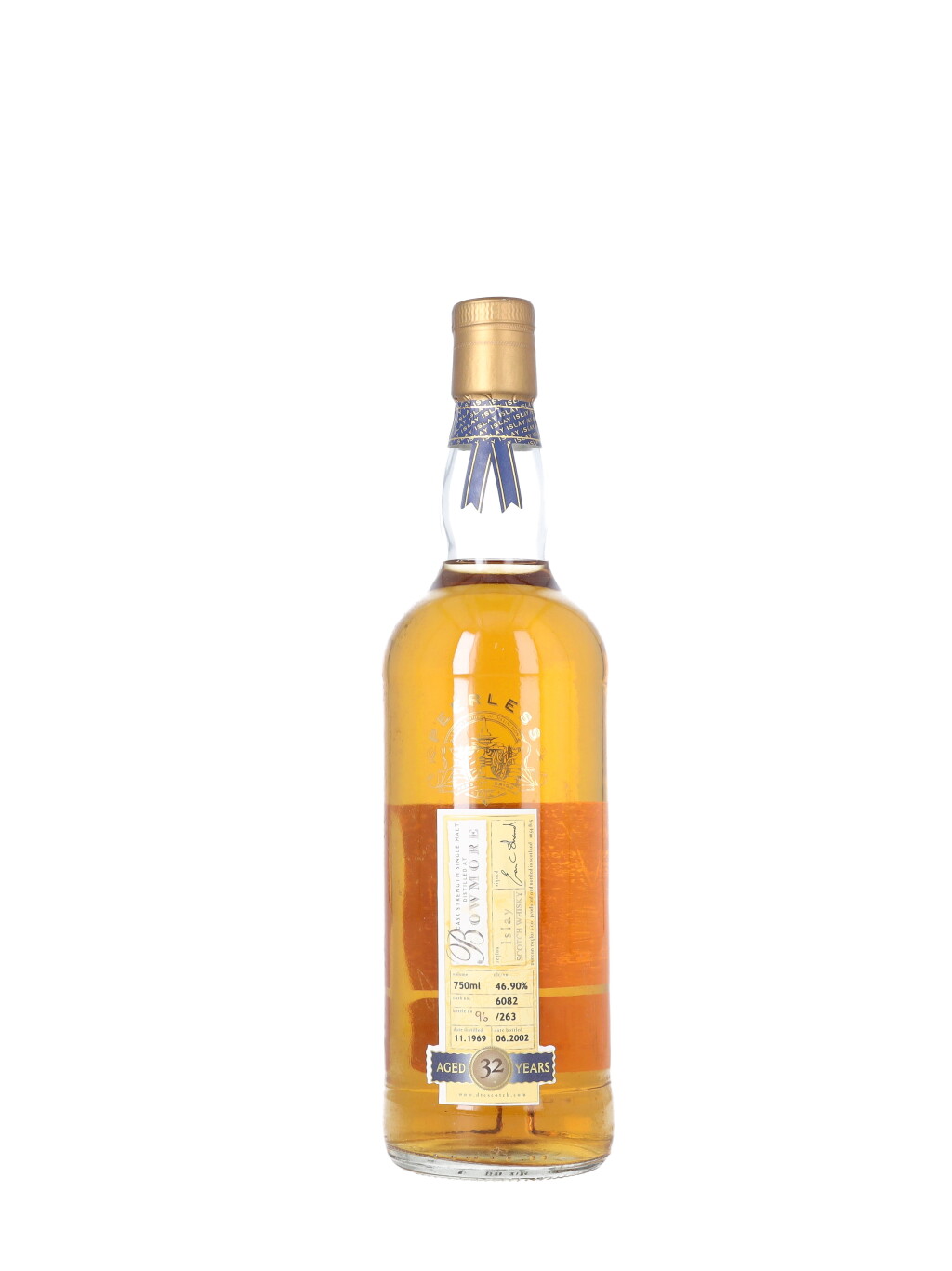 View full screen - View 1 of Lot 5373. Bowmore Duncan Taylor Peerless 32 Year Old 46.9 abv 1969 (1 BT75).