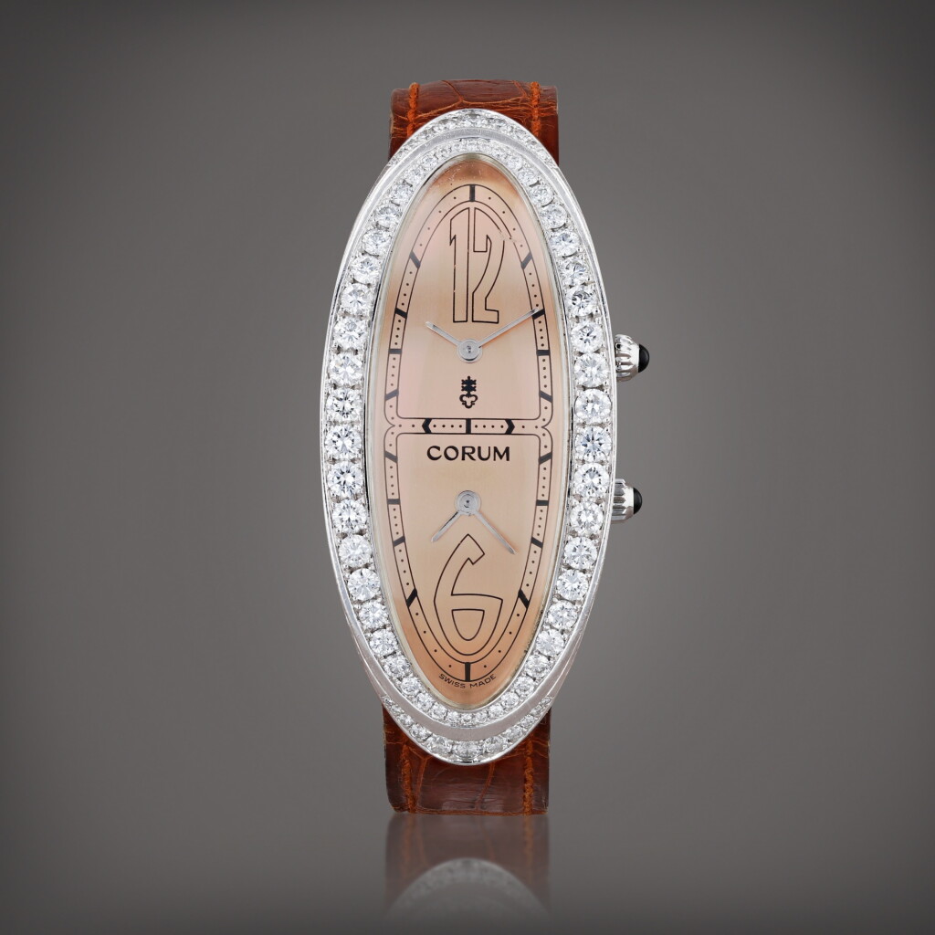 View full screen - View 1 of Lot 518. Lady's Millennium 2000, limited edition, reference 137.310.69 Montre bracelet en or blanc et sertie de diamants avec double fuseau horaire | White gold and dimond-set wristwatch with dual time zone Vers 2000 | Circa 2000.