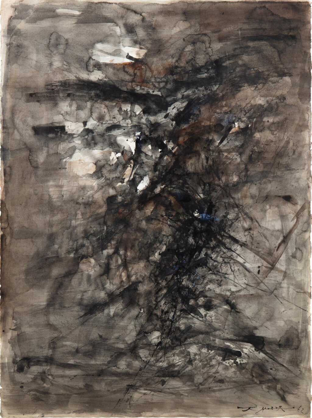 View full screen - View 1 of Lot 1043. Zao Wou-Ki 趙無極 | Sans titre 無題.