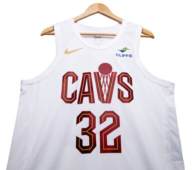 View full screen - View 1 of Lot 196. Dean Wade Cleveland Cavaliers 2024 NBA Playoffs Eastern Conference Round 1 Game Issued Association Edition Jersey | Game 1.