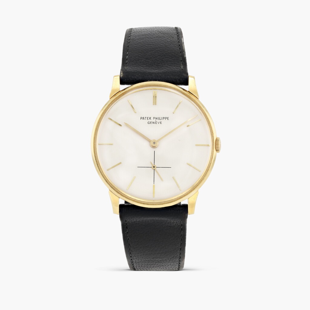 View full screen - View 1 of Lot 359. Calatrava, reference 2573/2, yellow gold wristwatch, circa 1965.
