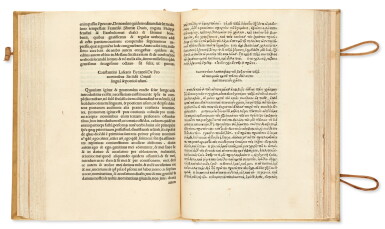 View full screen - View 1 of Lot 112. Lascaris, De octo partibus orationis, Venice, Aldus, 1512, later vellum.