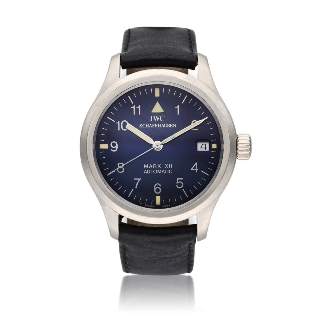 View full screen - View 1 of Lot 166. Reference 3241 Mark XII | A platinum limited edition automatic wristwatch with date, Circa 1995.