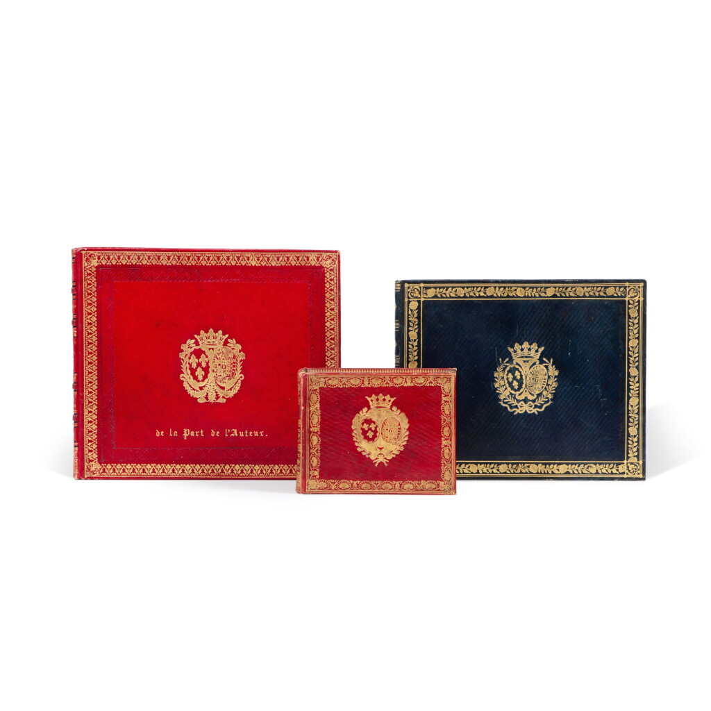 View full screen - View 1 of Lot 509. 3 recueils de partitions gravées, aux armes de la duchesse de Berry..