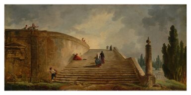 View full screen - View 1 of Lot 41. A grand staircase.