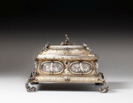 An important parcel-gilt silver rectangular casket, Theodor Menth, Augsburg, 1644-1647 | Important coffret rectangulaire en argent et vermeil par Theodor Menth, Augsbourg, 1644-1647