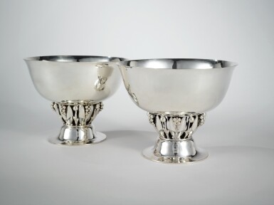 View full screen - View 1 of Lot 26. Pair of Bowls, Model No. 197A.
