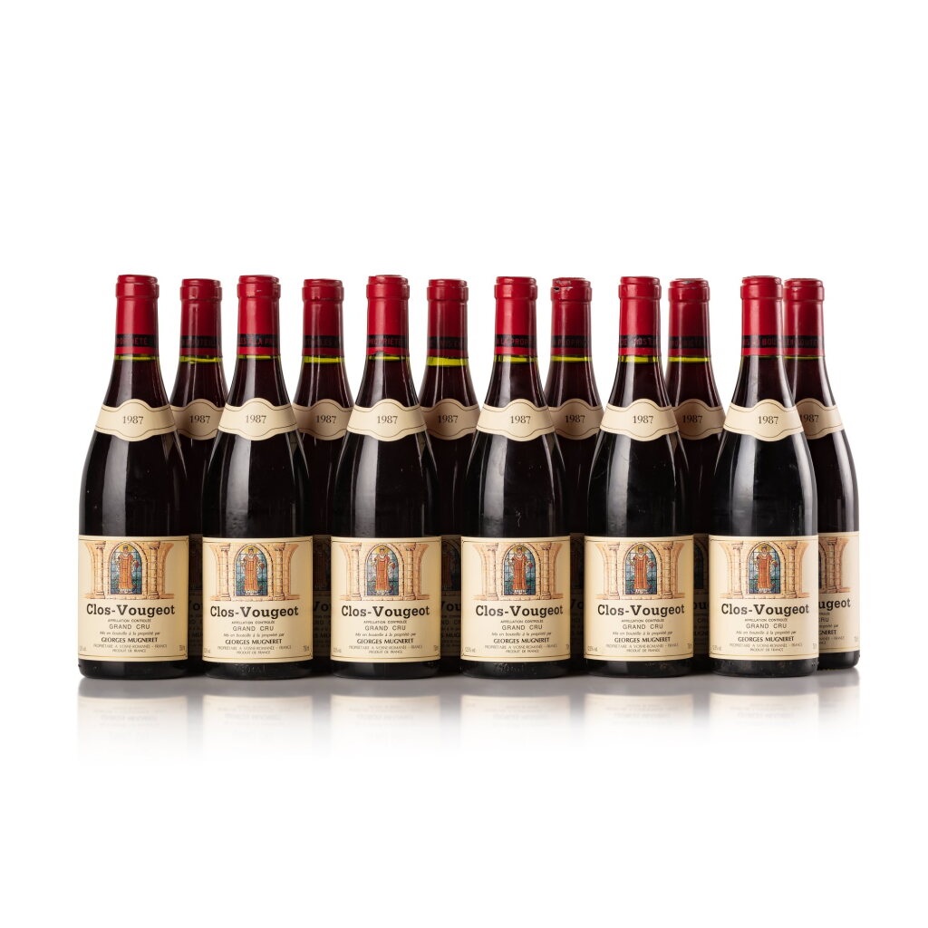 View full screen - View 1 of Lot 47. Clos de Vougeot 1987 Georges Mugneret (12 BT).