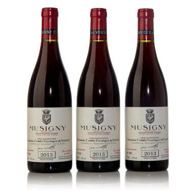 View full screen - View 1 of Lot 121. Musigny, Cuvée Vieilles Vignes 2013 Comte Georges de Vogüé (3 BT).