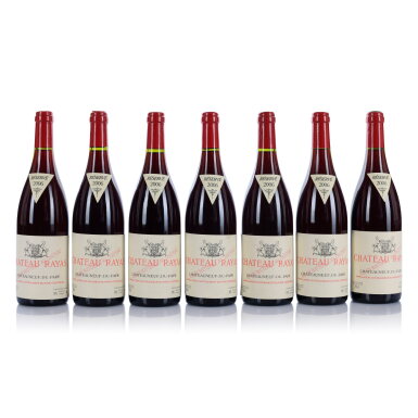 View full screen - View 1 of Lot 580. Châteauneuf du Pape, Rouge 2006 Château Rayas (7 BT).
