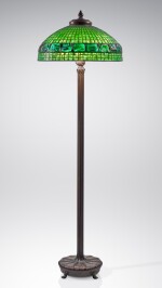 "Geometric and Turtle-Back Tile" Floor Lamp