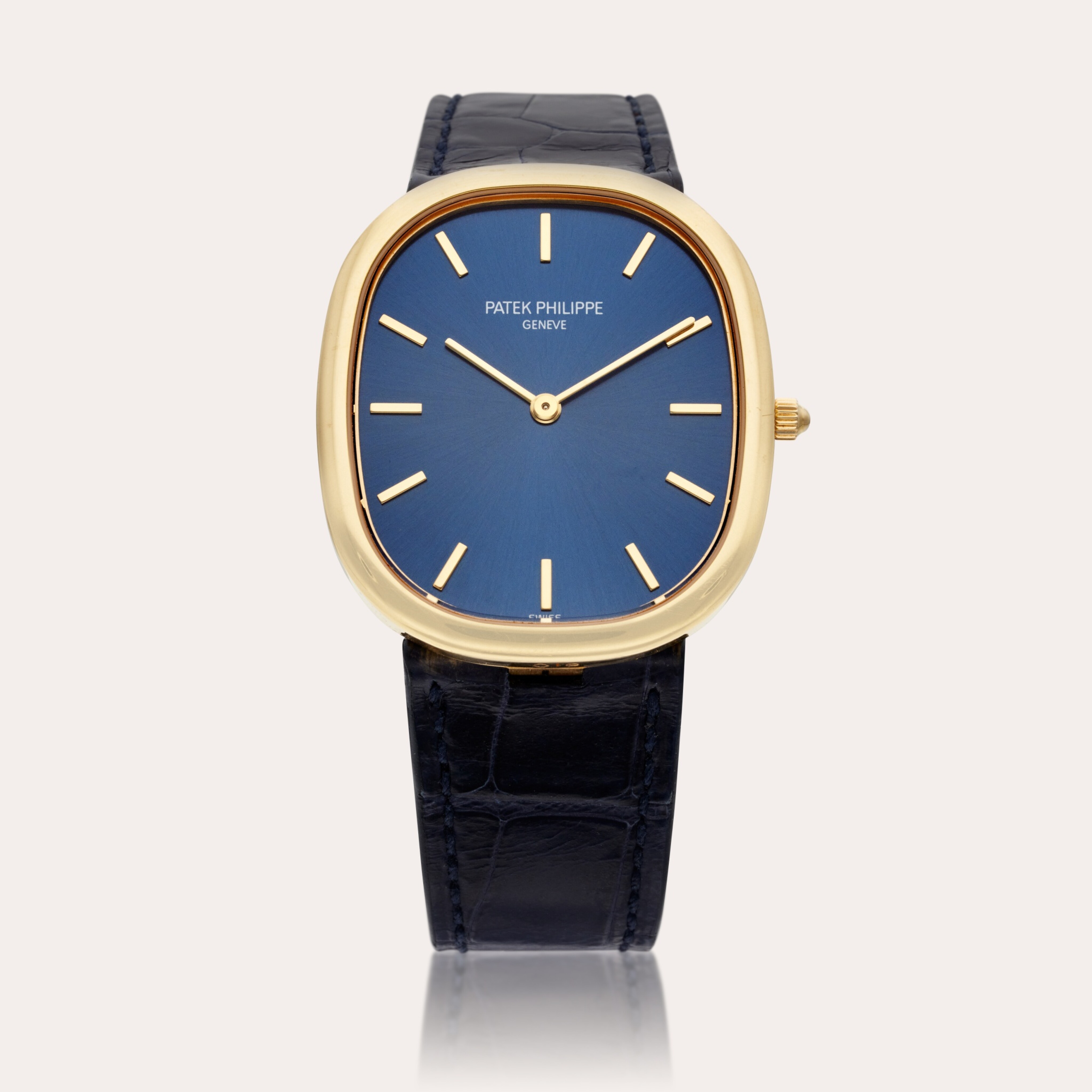 Reference 3738/100J-012 Ellipse | A yellow gold automatic oval ...
