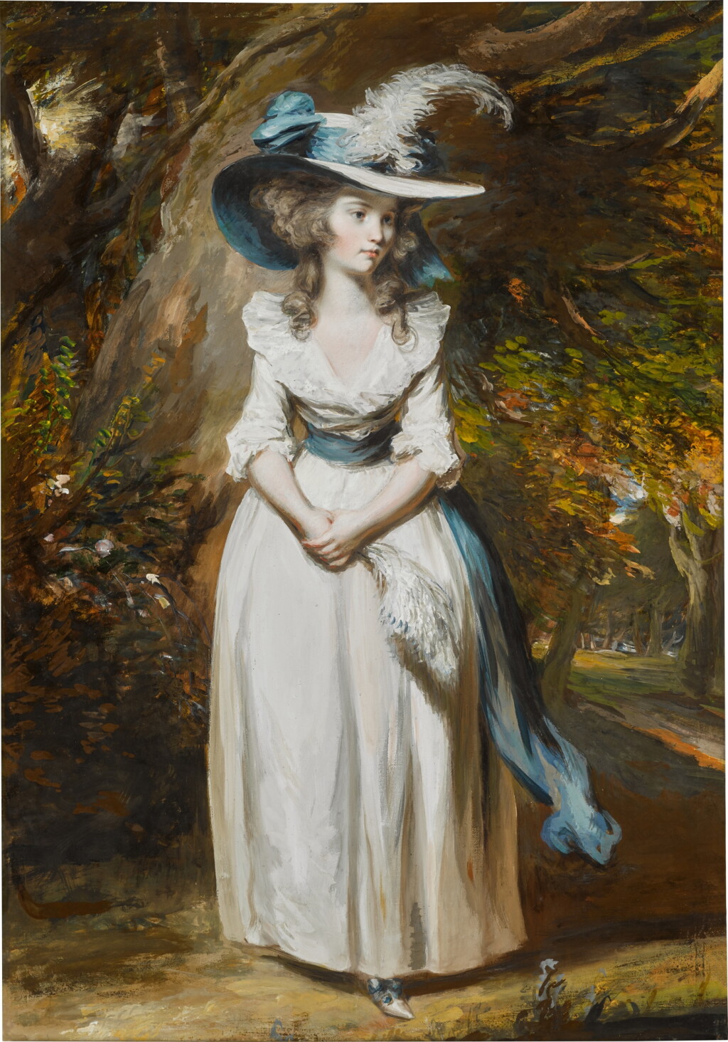 View full screen - View 1 of Lot 54. Portrait of Mary Whitbread, later Lady Grey (1770-1858), aged thirteen.