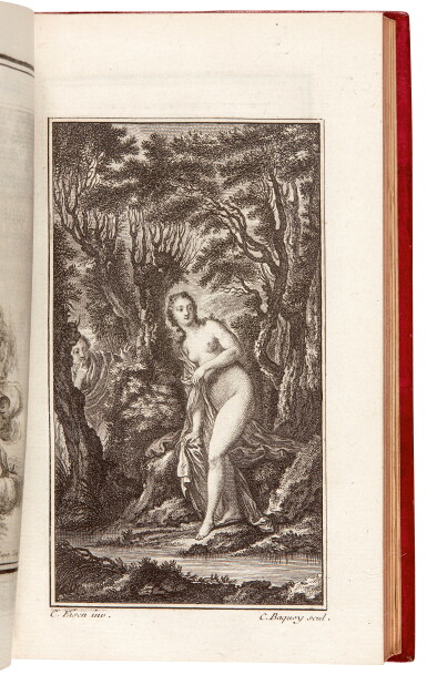View full screen - View 1 of Lot 162. Thompson, Les saisons, Paris, 1779, contemporary morocco with arms of Paul I of Russia.