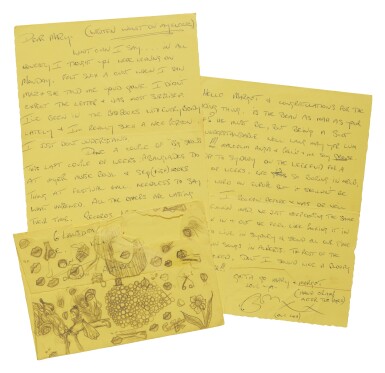 View full screen - View 1 of Lot 65. AC/DC — Bon Scott | An autograph letter signed, from early in AC/DC's career.