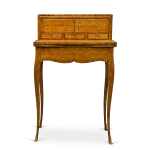 A Louis XV/Transition kingwood and tulipwood bonheur-du-jour, third quarter 18th century