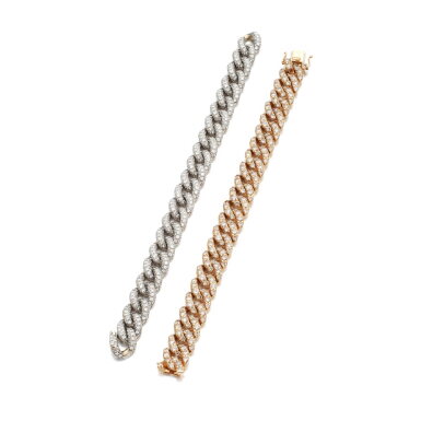 View full screen - View 1 of Lot 901. Diamond bracelet, Pomellato and a diamond bracelet.