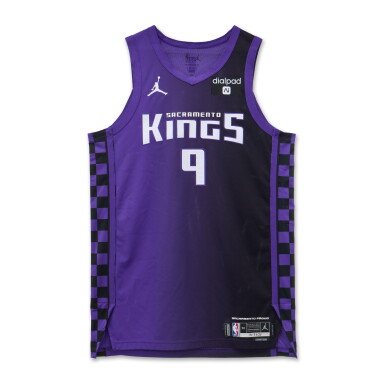 View full screen - View 1 of Lot 183. Kevin Huerter Sacramento Kings 2023-24 Game Worn Statement Edition Jersey.