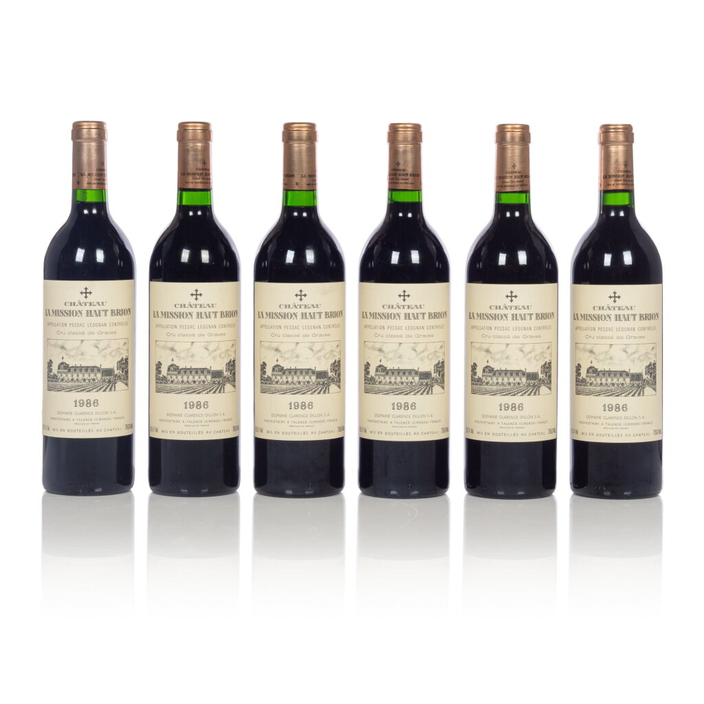 View full screen - View 1 of Lot 88. Château La Mission Haut-Brion 1986 (6 BT).