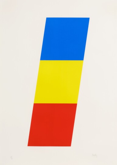 View full screen - View 1 of Lot 276. Blue Yellow Red, from Series of Ten Lithographs (Axsom 61).
