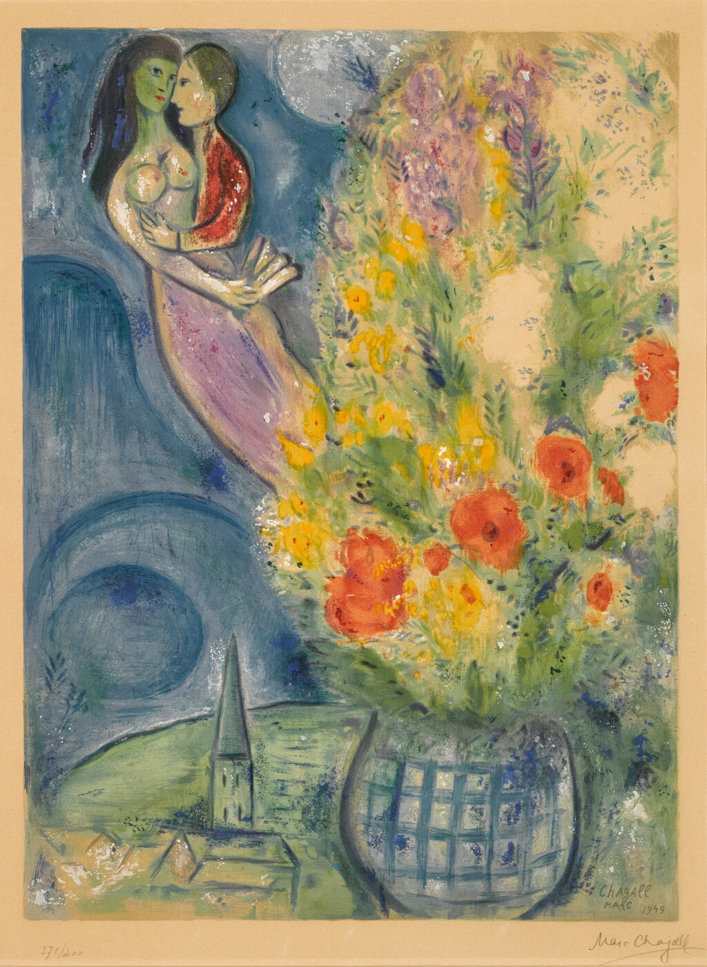 View full screen - View 1 of Lot 83. Les Coquelicots.