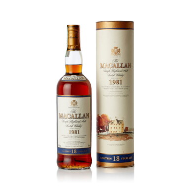 View full screen - View 1 of Lot 7820. The Macallan 18 Year Old 43.0 abv 1981 (1 BT75).