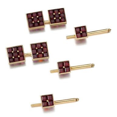 View full screen - View 1 of Lot 228. Ruby dress set, Tiffany & Co..