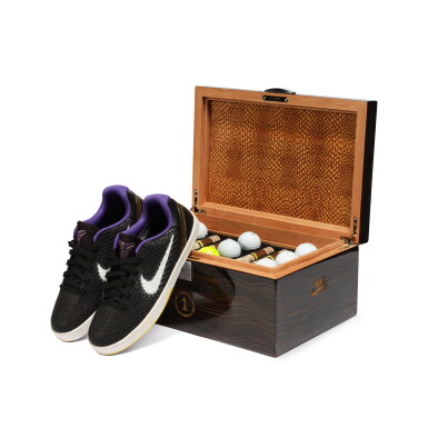 View full screen - View 1 of Lot 55. Nike SB Kobe x Koston Sample with Humidor and Eric Koston Signed Box | Size 9 .