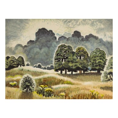 View full screen - View 1 of Lot 17. CHARLES EPHRAIM BURCHFIELD | LIGHTNING AT TWILIGHT.